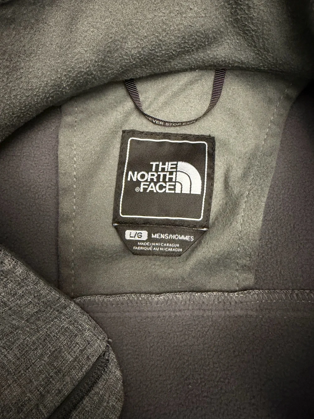 The North Face Men's Gray Lightweight Softshell Jacket